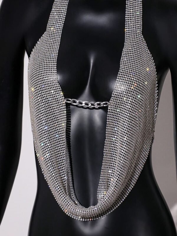 silver metallic sequins crop top silver metallic sequins crop top