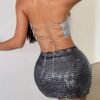 silver rhinestone strapless top 3 silver rhinestone strapless top