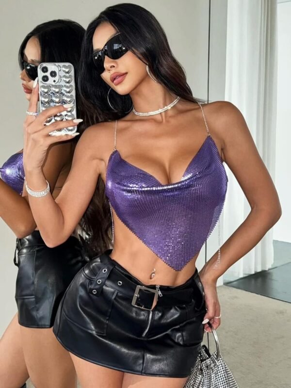 purple metallic heart top5 purple metallic heart top