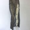 black mesh skirt with rhinestones