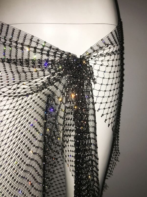 sheer mesh maxi skirt